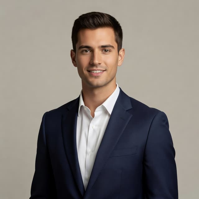 After — AI generated professional headshot