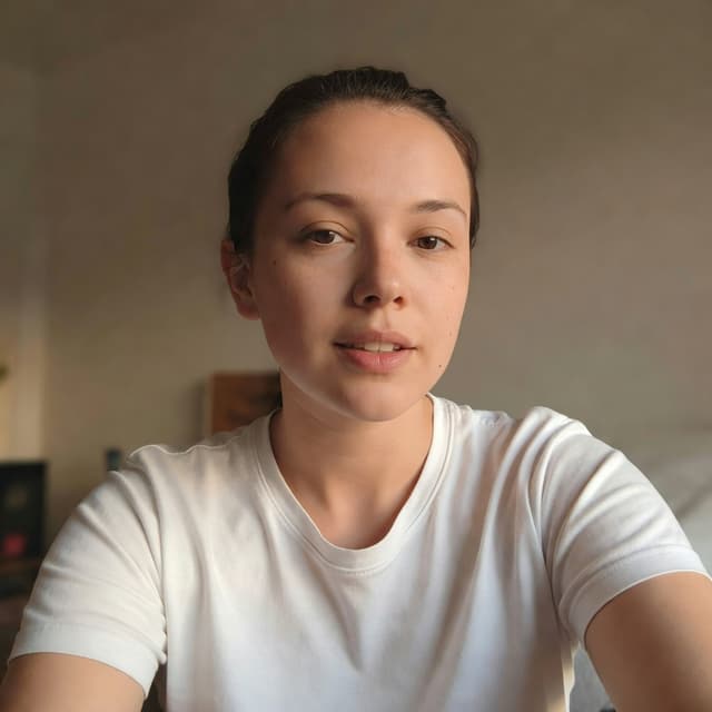 Before — original selfie photo